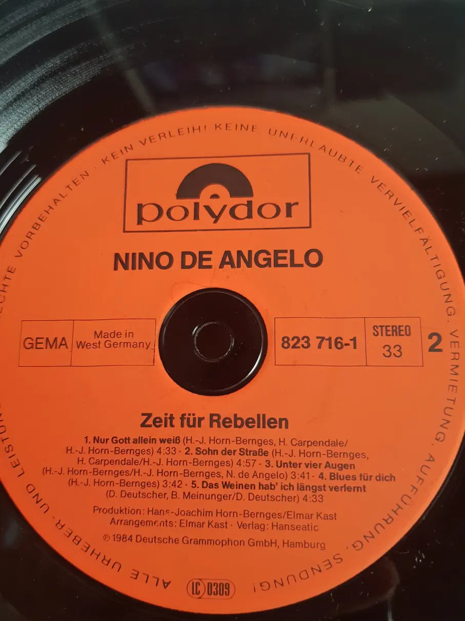 Nino De Angelo – Zeit Für Rebellen