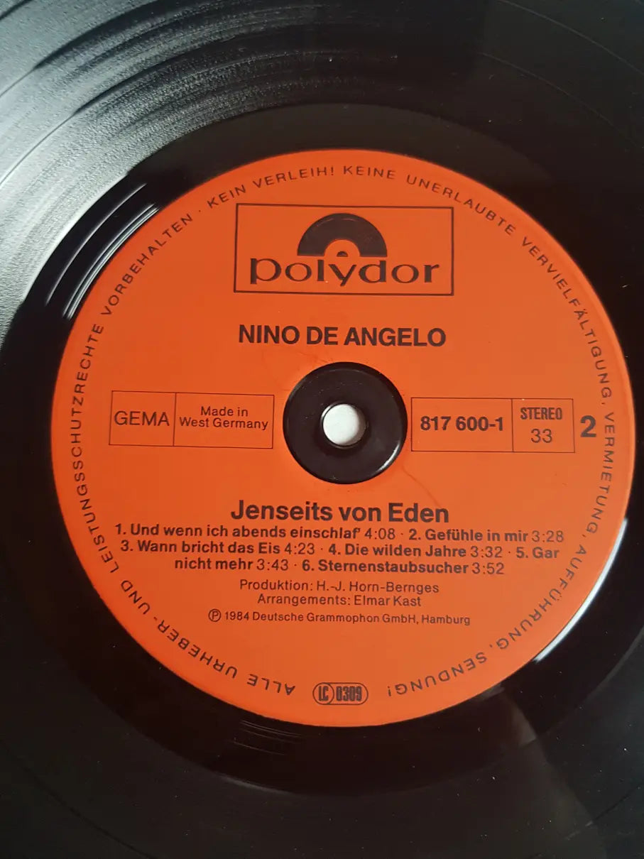 Nino De Angelo – Jenseits Von Eden
