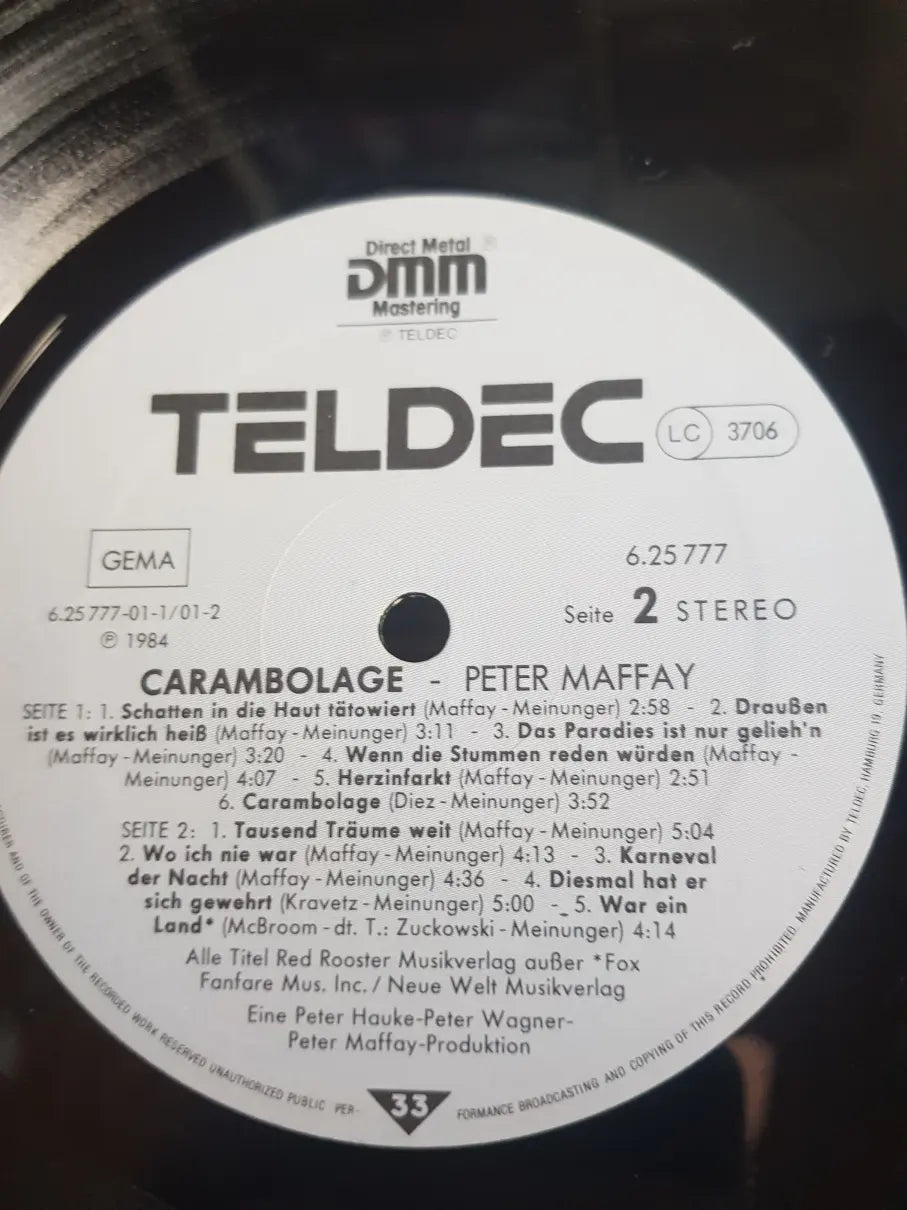 Peter Maffay – Carambolage