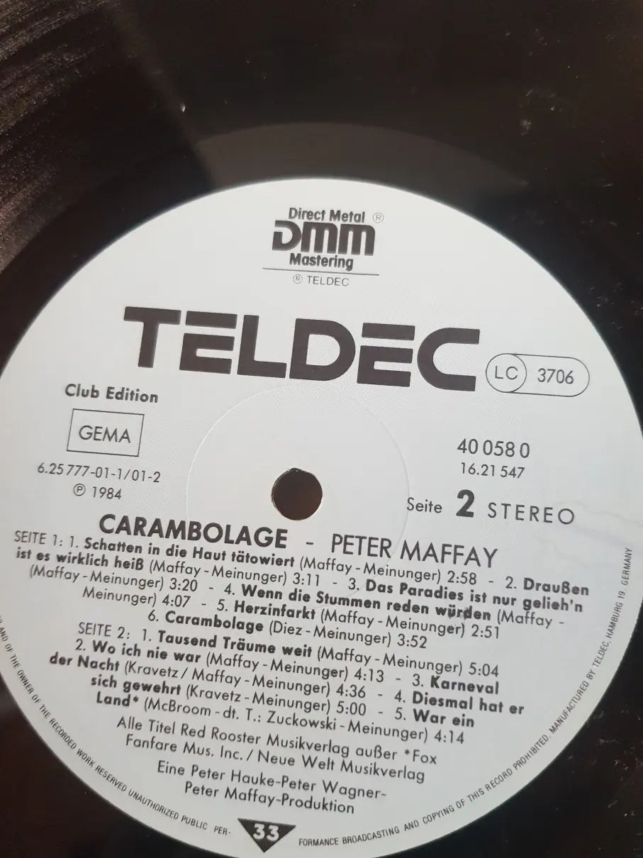 Peter Maffay – Carambolage (Club Edition)