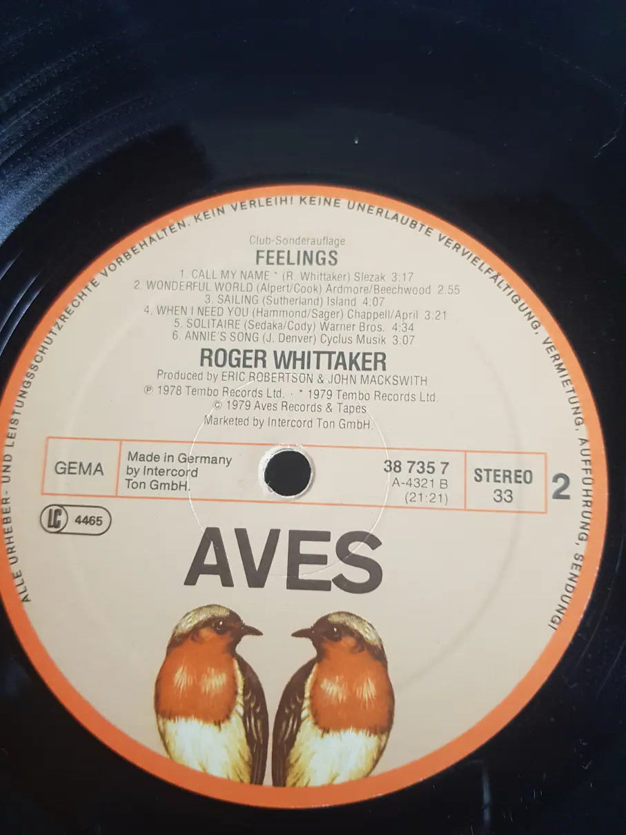 Roger Whittaker – Feelings