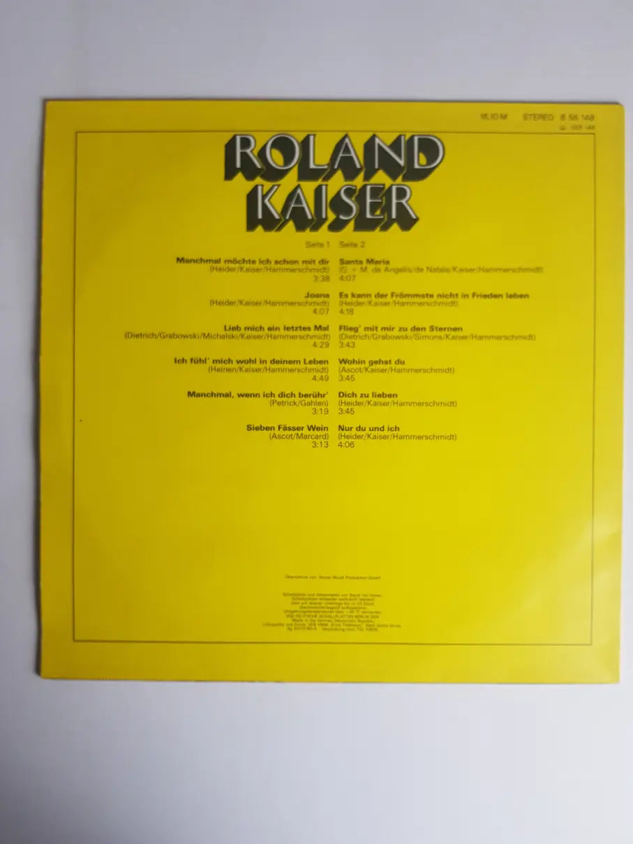 Roland Kaiser – Roland Kaiser