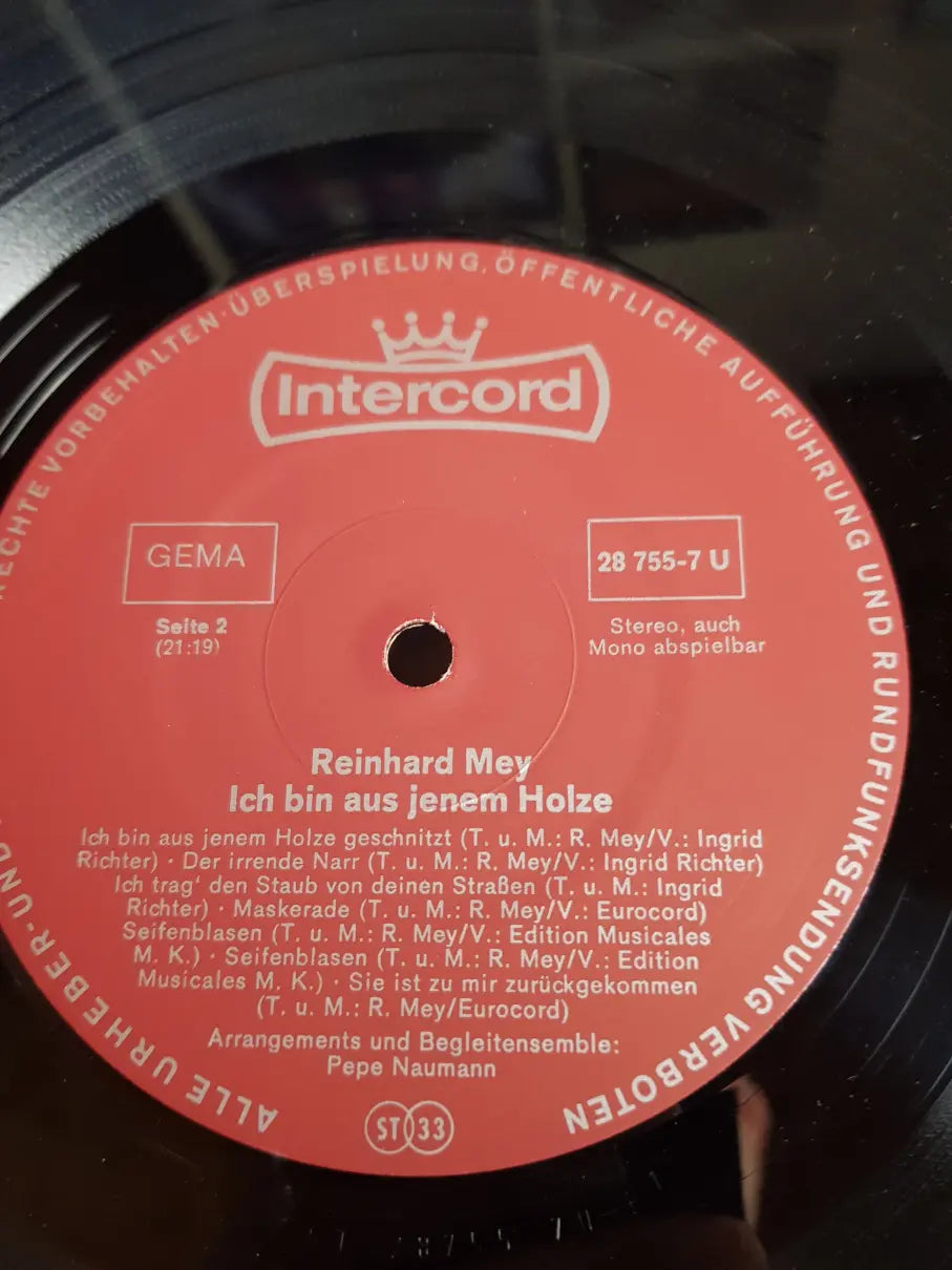 Reinhard Mey – Ich Bin Aus Jenem Holze