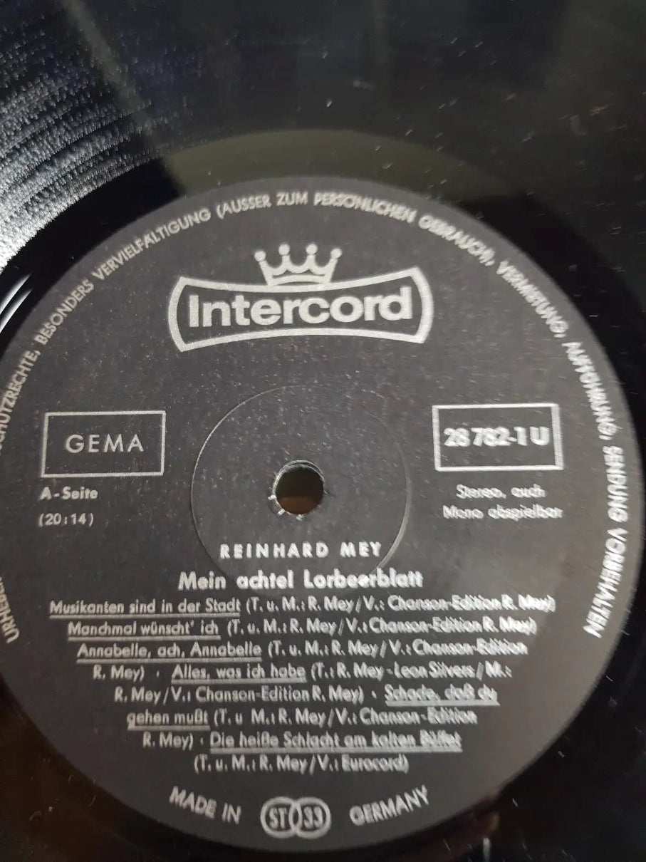 Reinhard Mey – Mein Achtel Lorbeerblatt