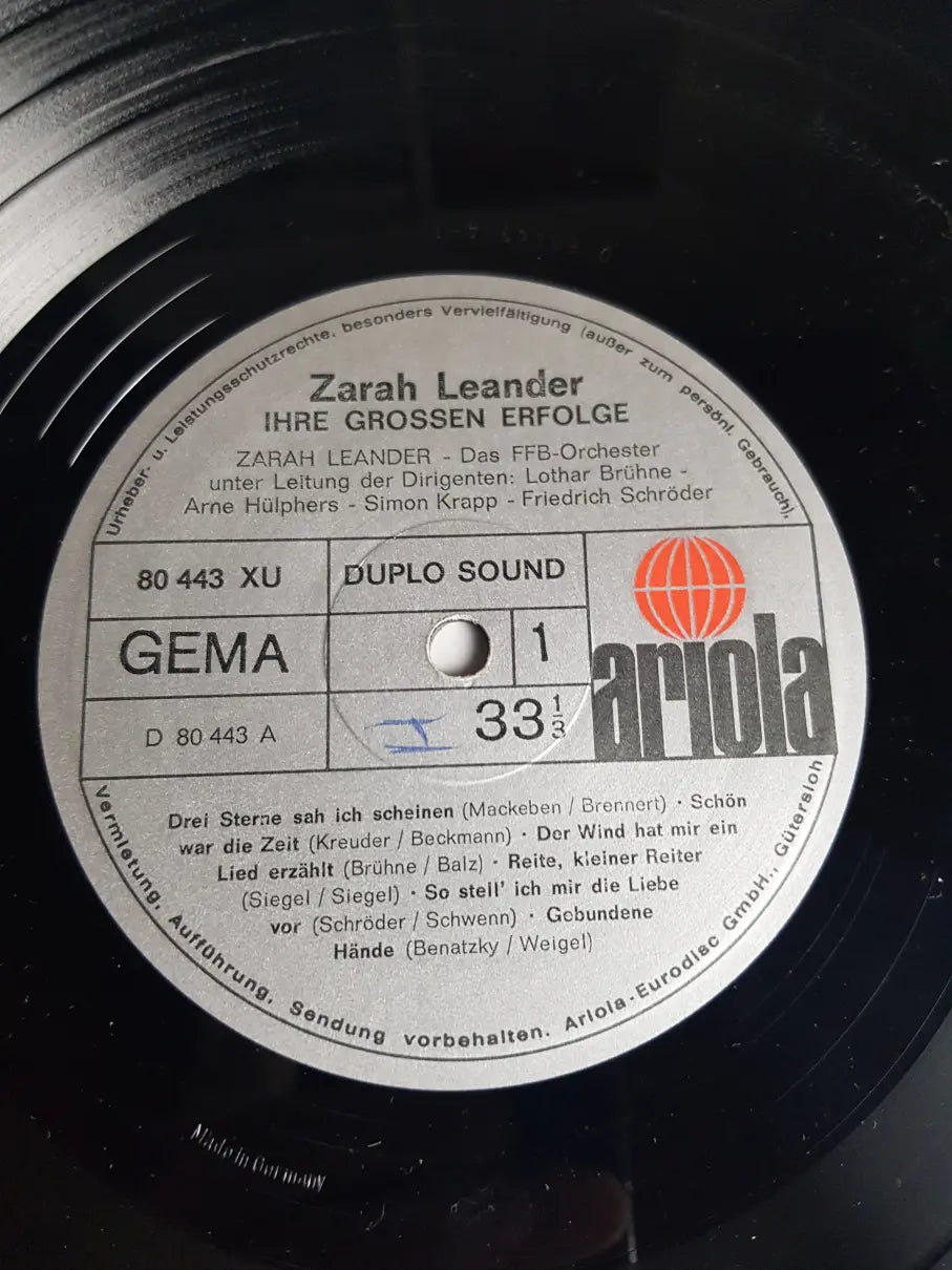 Zarah Leander – Ihre Großen Erfolge