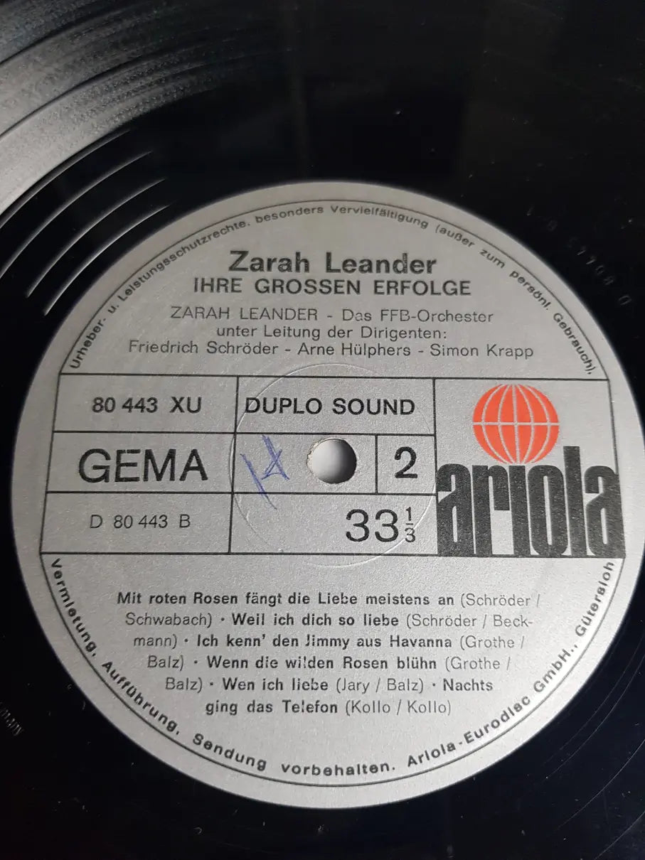 Zarah Leander – Ihre Großen Erfolge