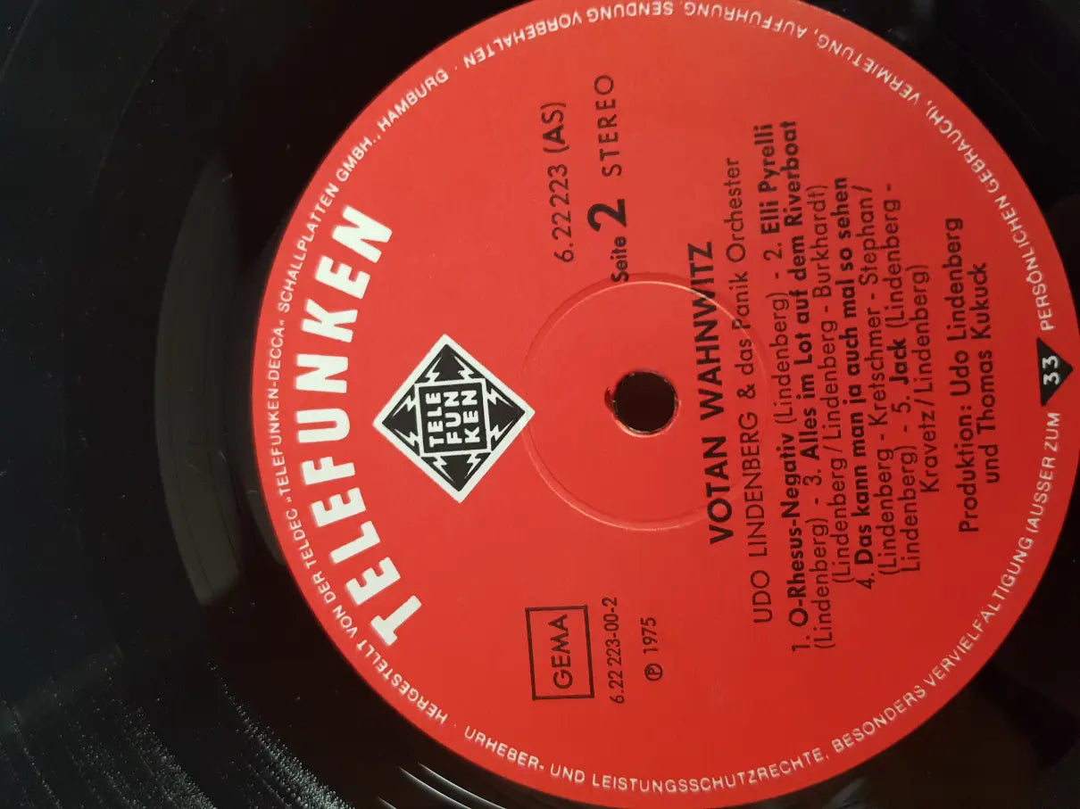 Udo Lindenberg & Das Panik-Orchester – Votan Wahnwitz