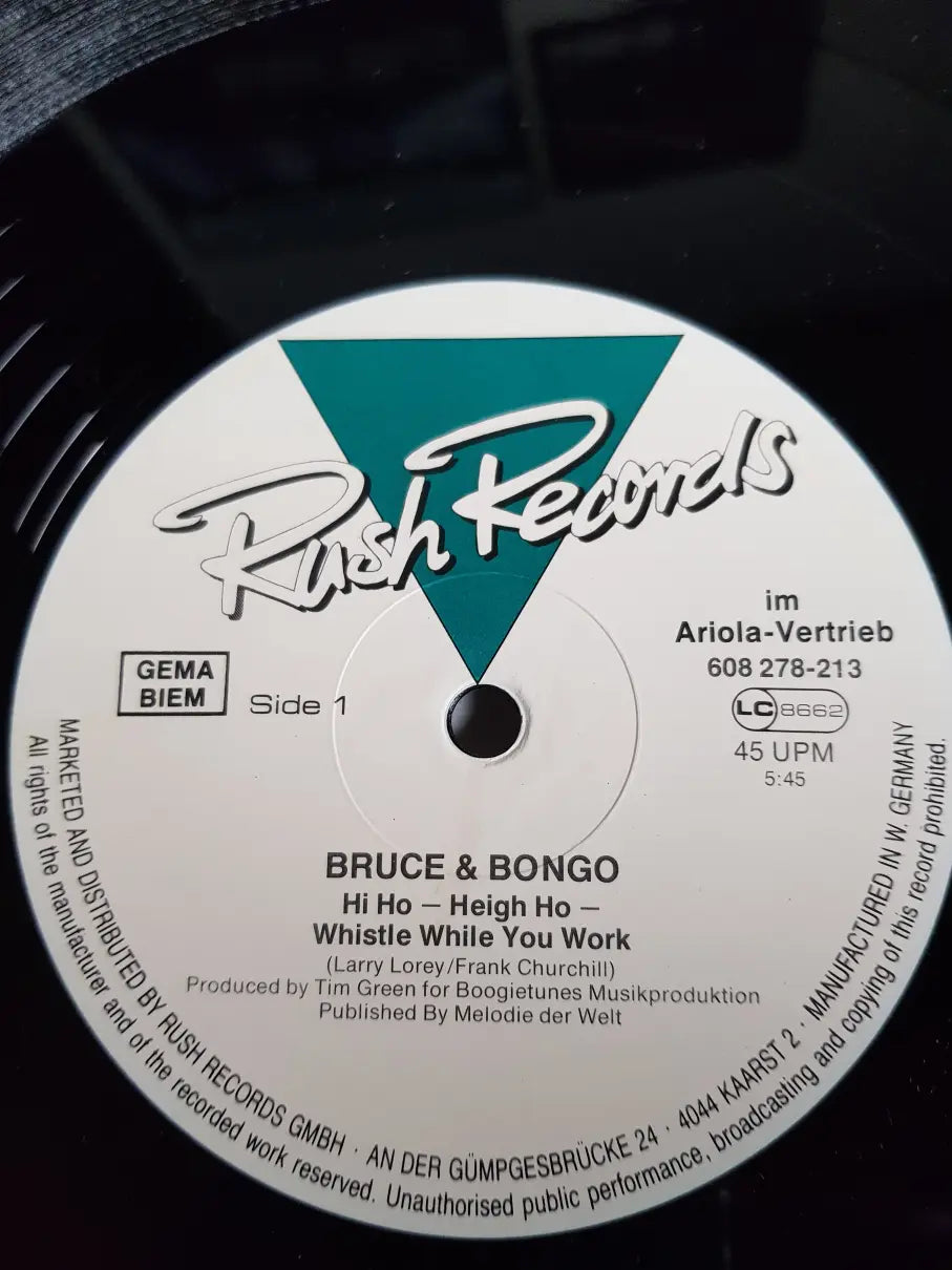 Bruce & Bongo – Hi Ho (Heigh Ho - Whistle While You Work)