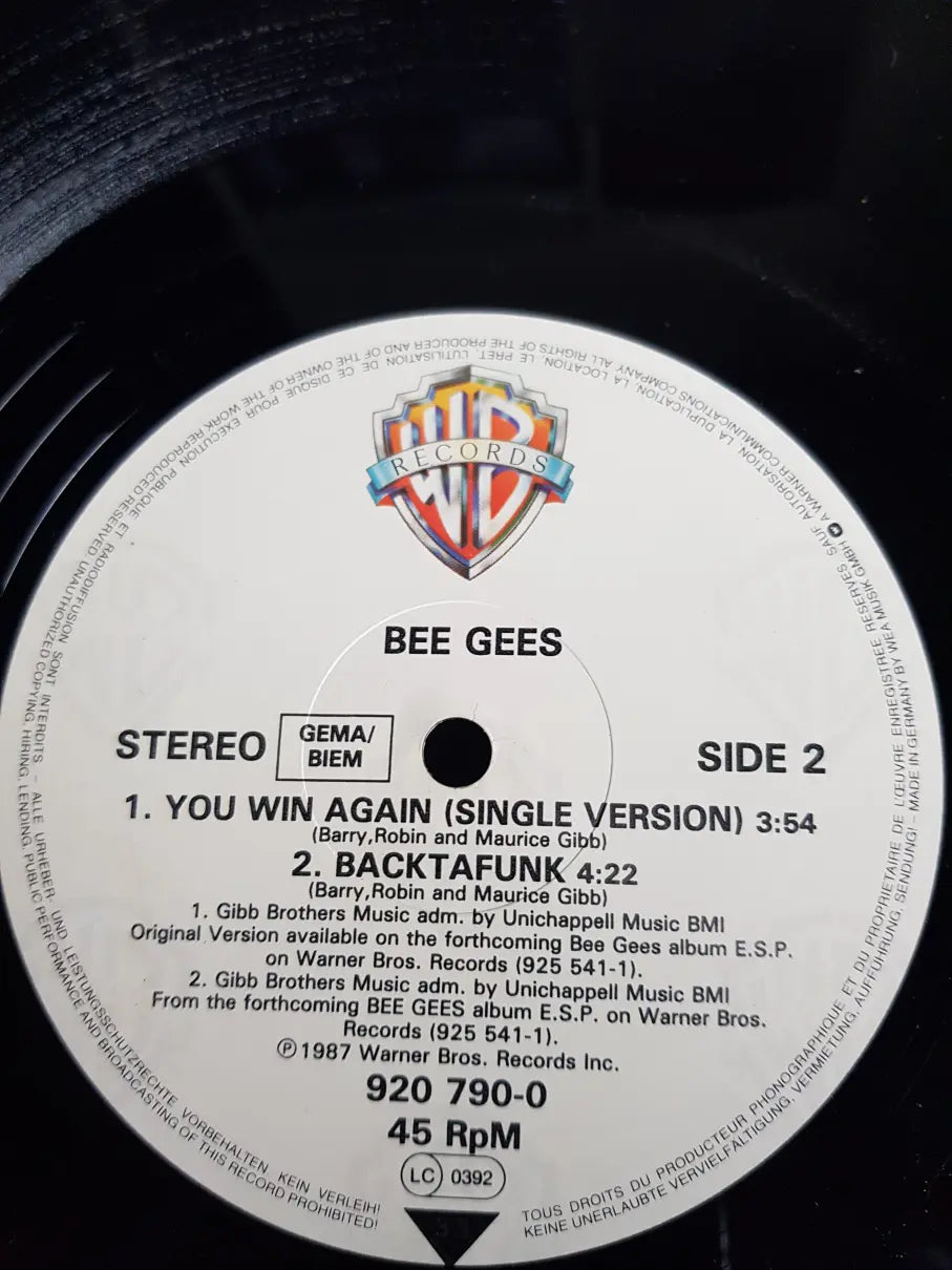 Bee Gees – You Win Again
