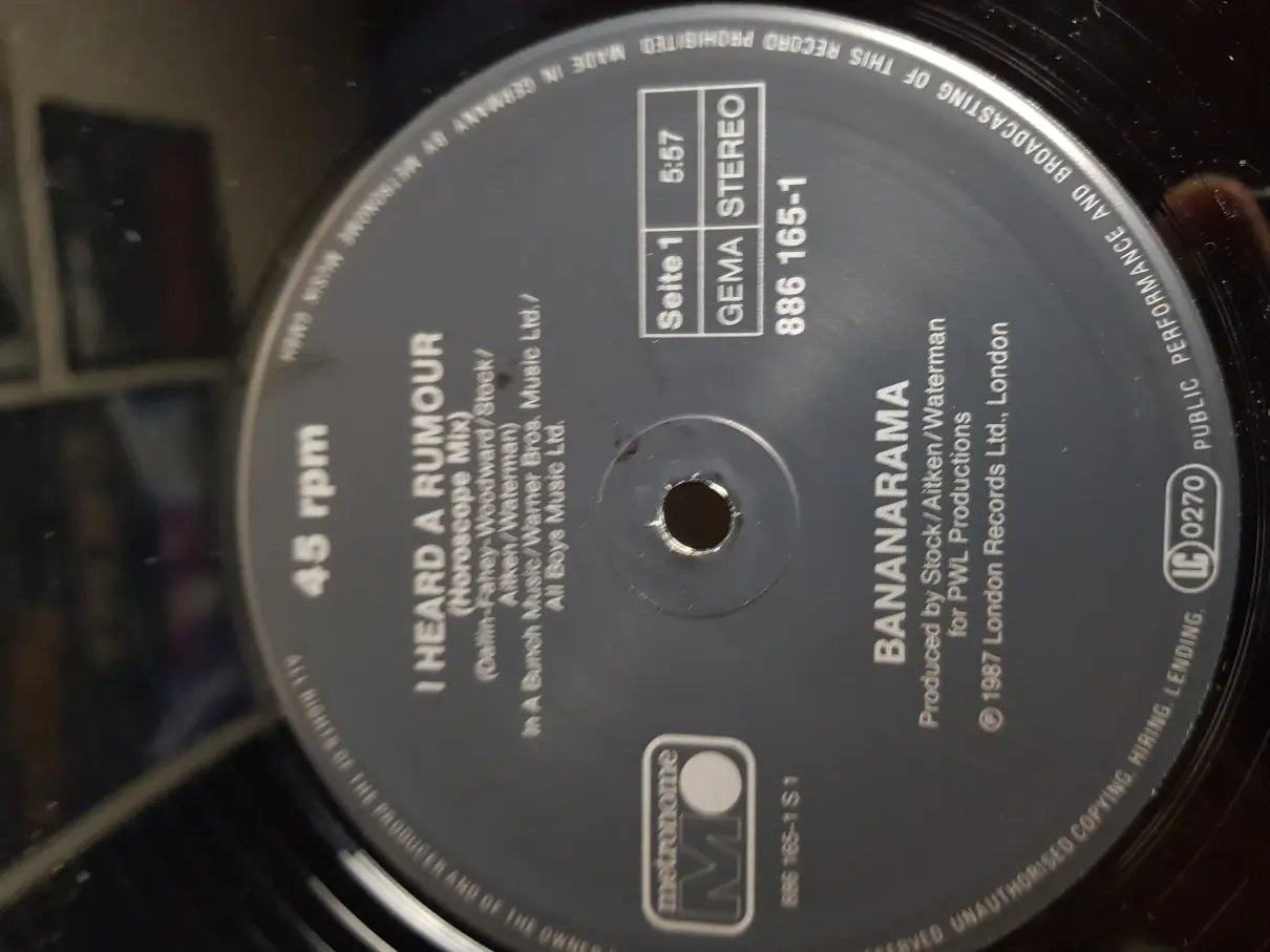 Bananarama – I Heard A Rumour