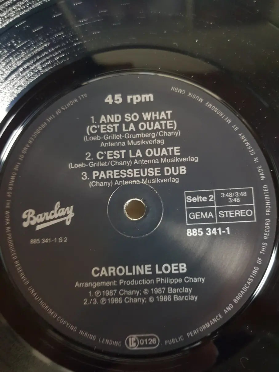 Caroline Loeb – C'est La Ouate