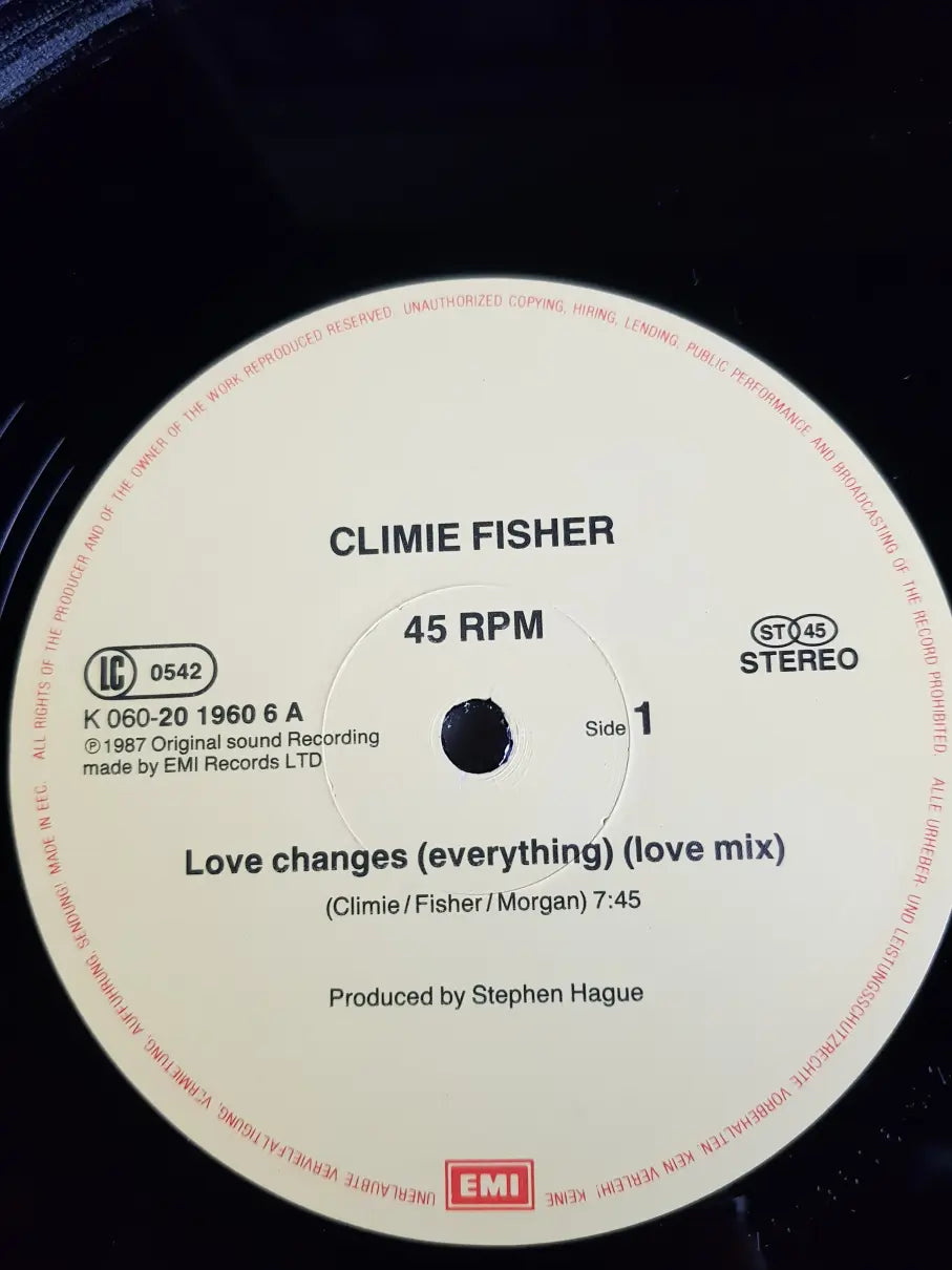 Climie Fisher – Love Changes (Everything)