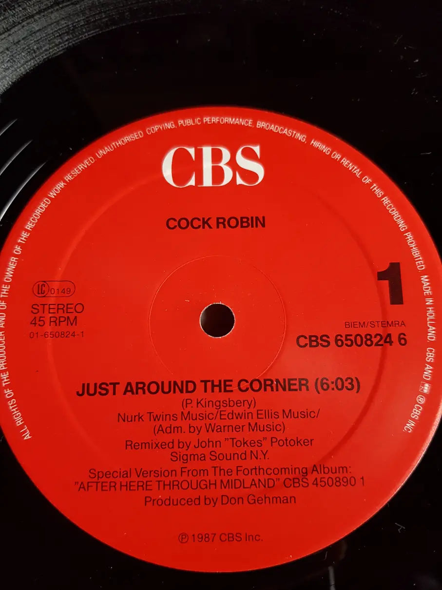 Cock Robin ‎– Just Around The Corner (Special Version)