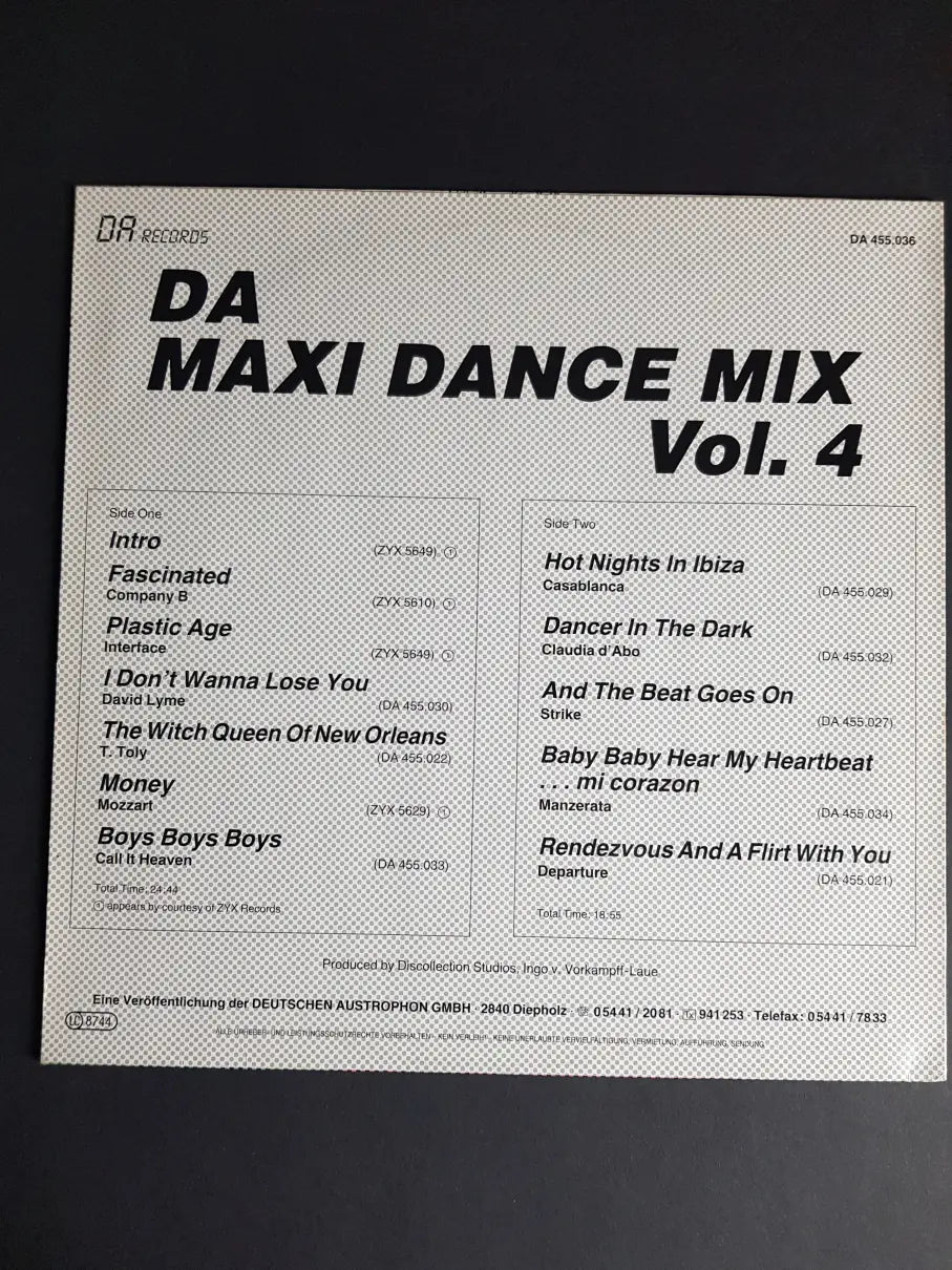 DA Maxi-Dance-Mix Vol. 4