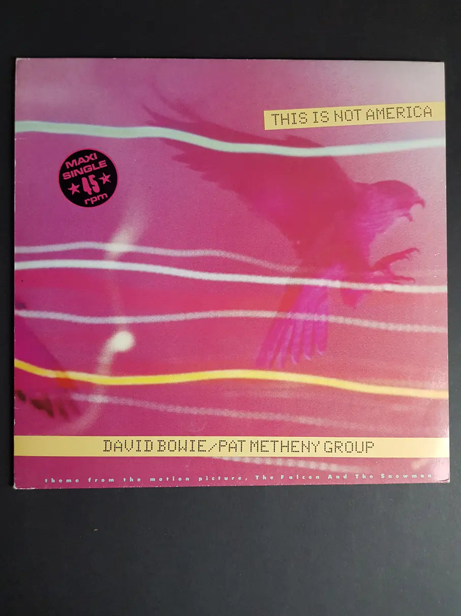 David Bowie / Pat Metheny Group – This Is Not America (Theme From The Original Motion Picture, The Falcon And The Snowman)
