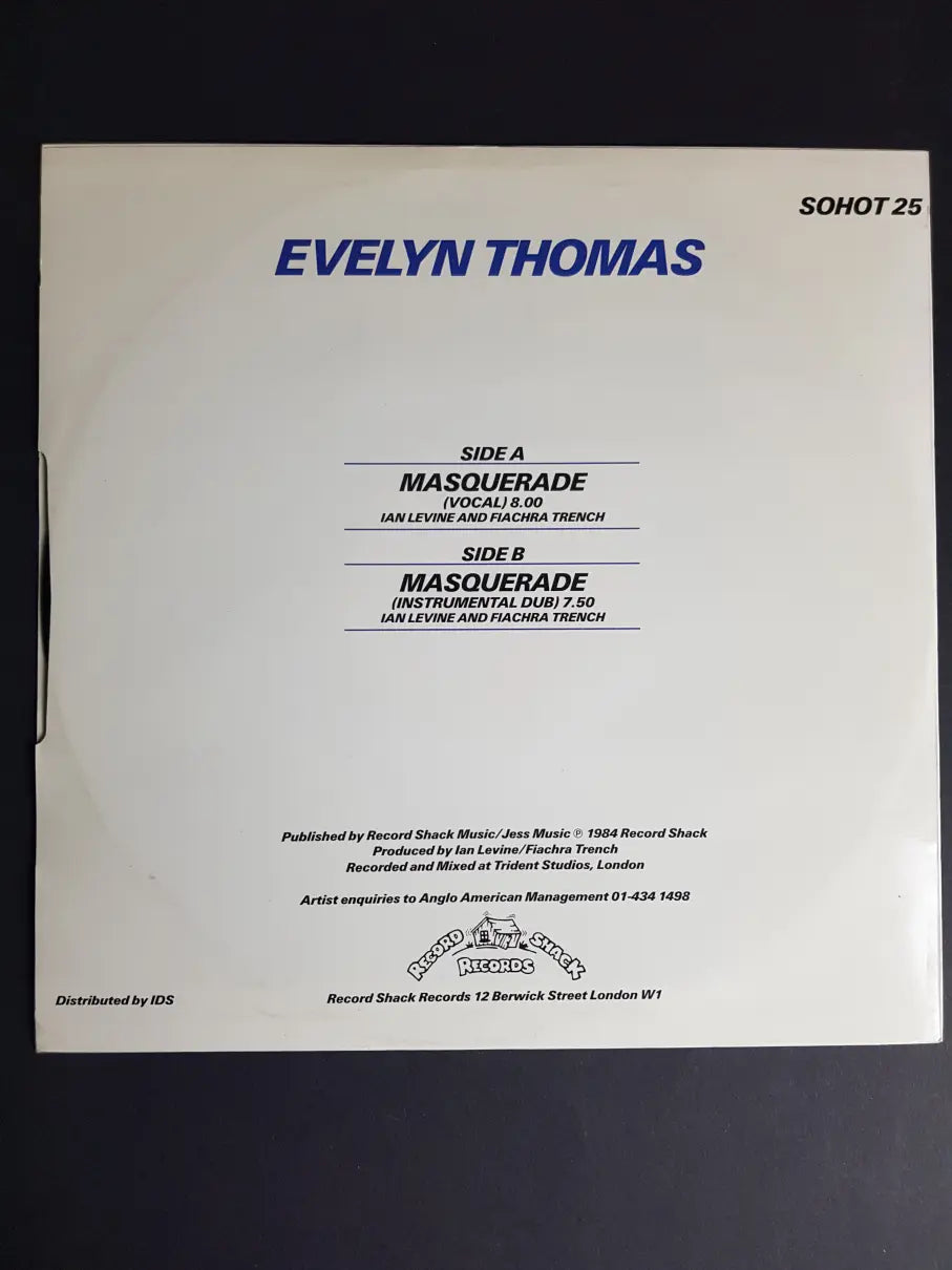 Evelyn Thomas – Masquerade