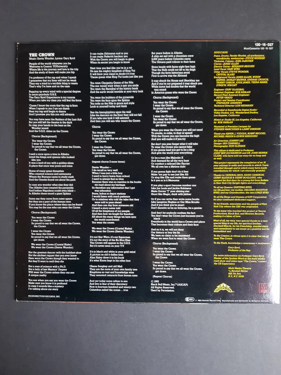 Gary Byrd & The G.B. Experience – The Crown (Special Long-Mix)