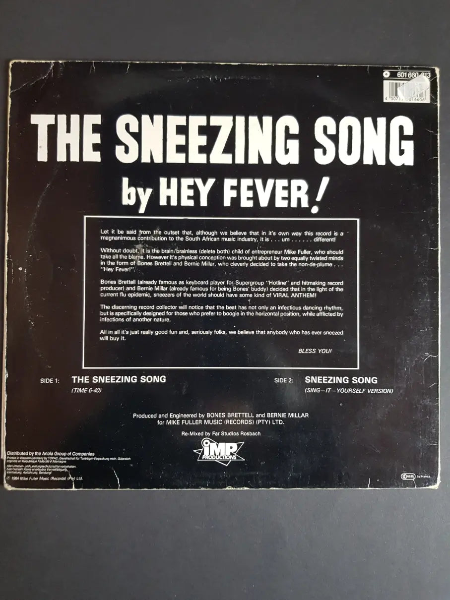 Hey Fever! – The Sneezing Song