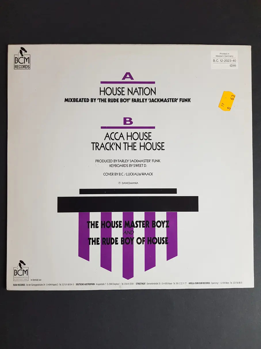The House Master Boyz And 'The Rude Boy Of House' Farley 'Jackmaster' Funk – House Nation