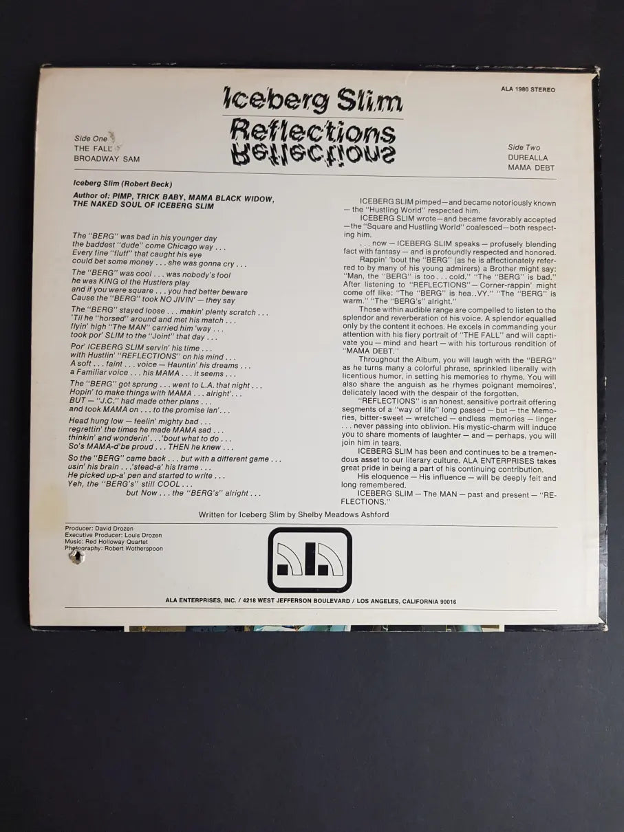 Iceberg Slim – Reflections