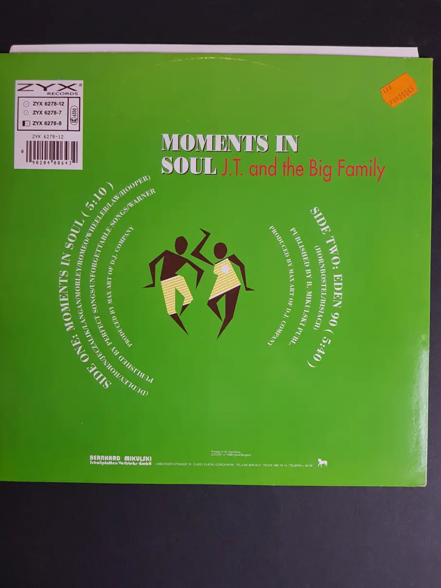 J.T. And The Big Family – Moments In Soul