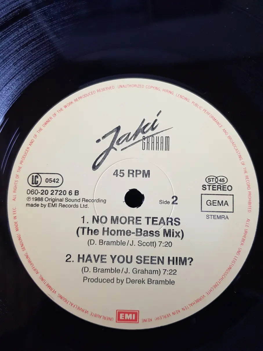 Jaki Graham – No More Tears