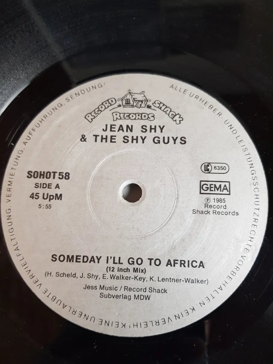 Jean Shy & The Shy Guys – Someday I'll Go To Africa