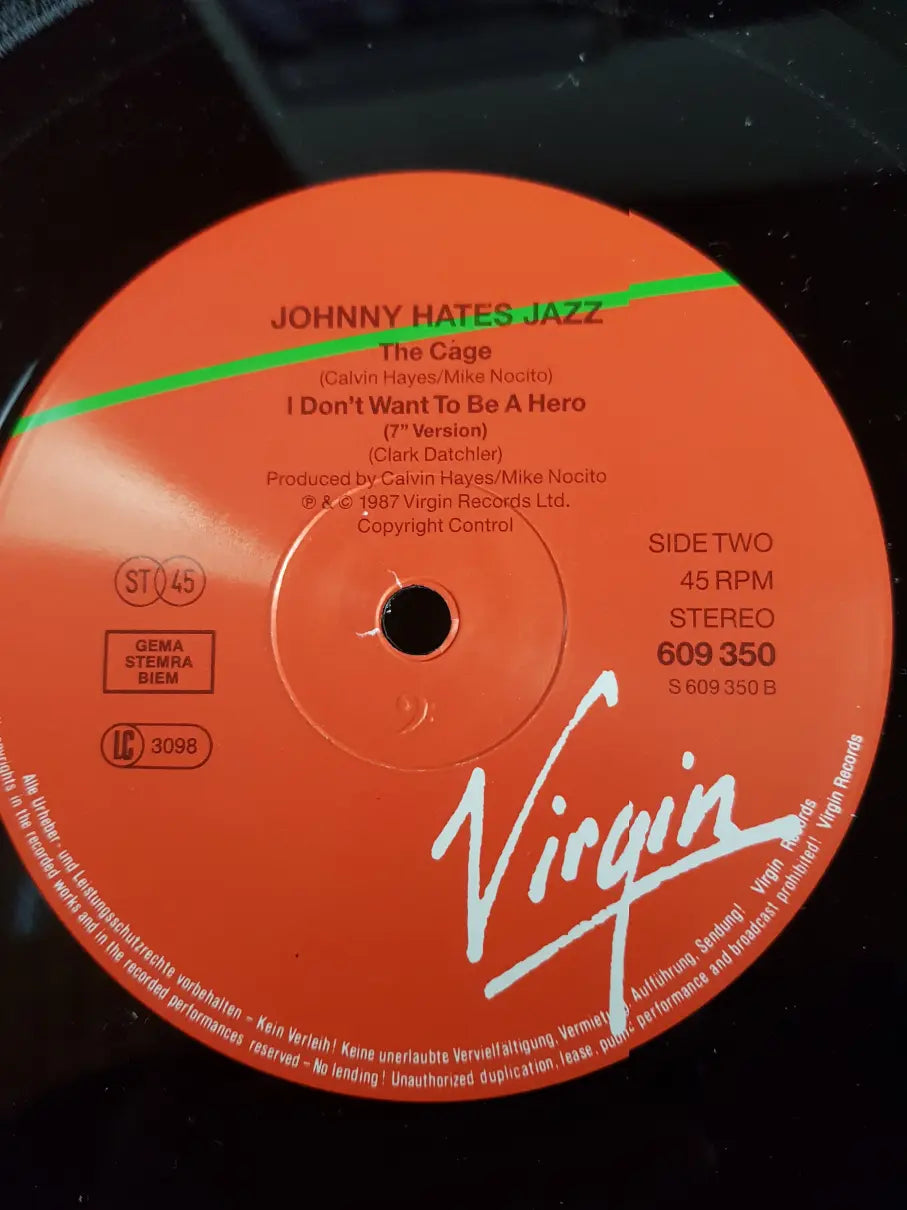 Johnny Hates Jazz – I Don't Want To Be A Hero