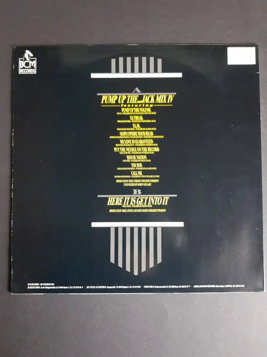 Mirage – Pump Up The...Jack Mix IV