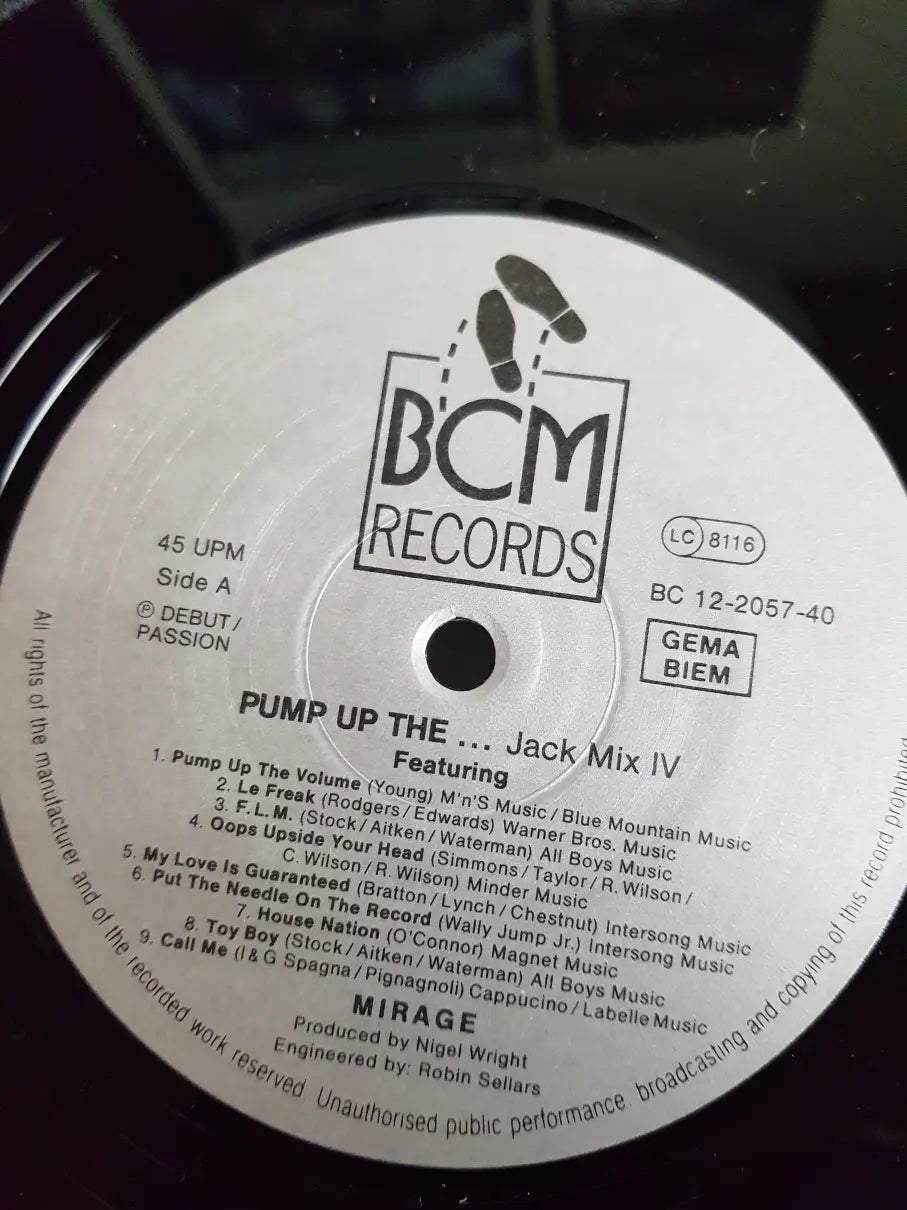 Mirage – Pump Up The...Jack Mix IV