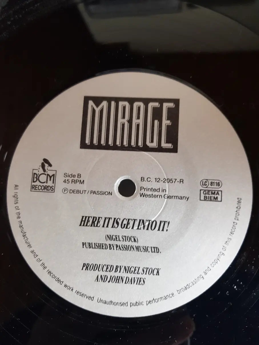 Mirage – Pump Up The...Jack Mix V