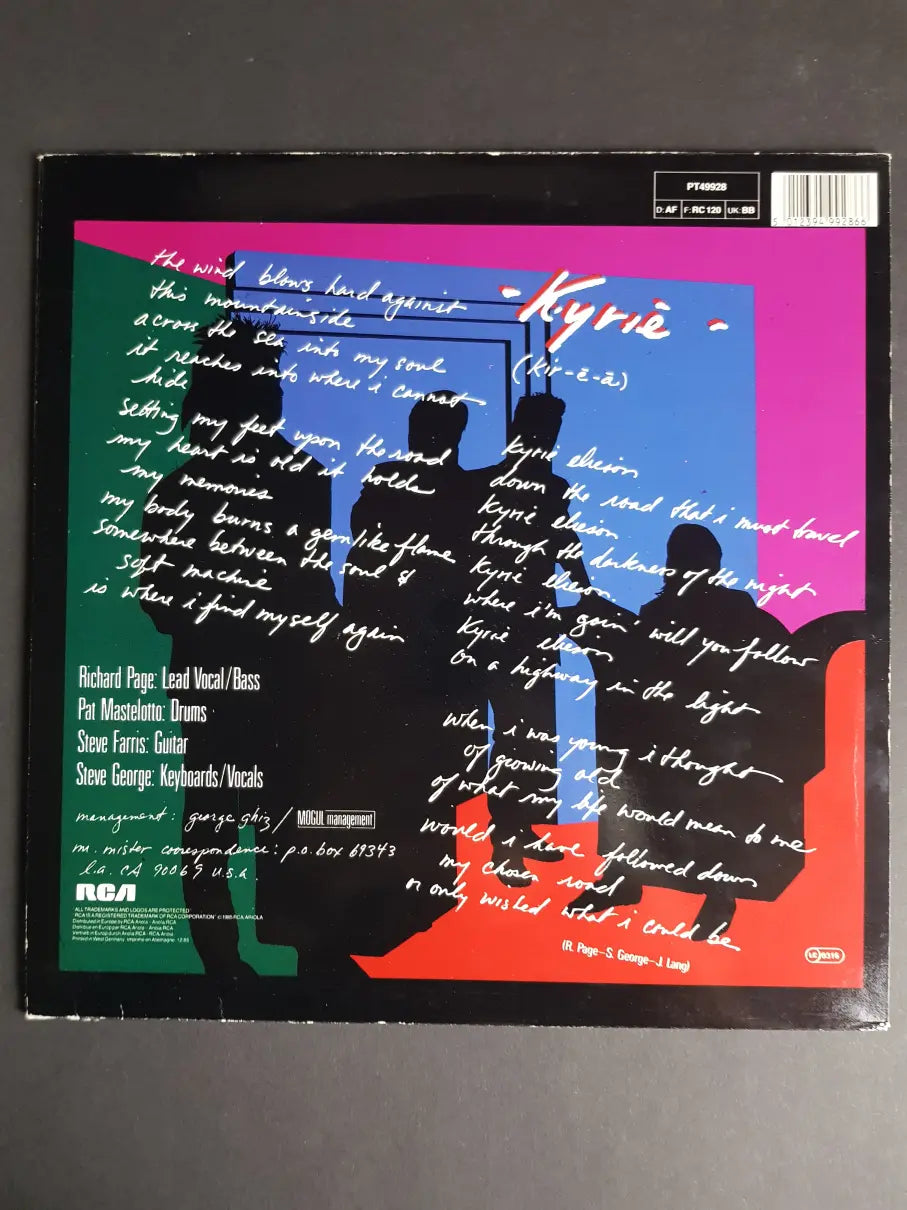 Mr. Mister – Kyrie