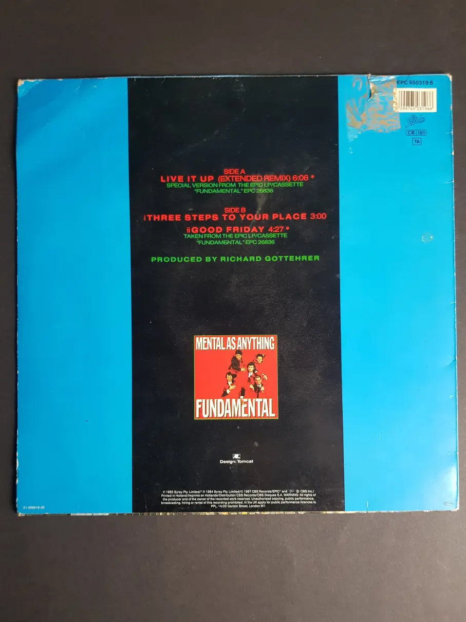 Mental As Anything – Live It Up