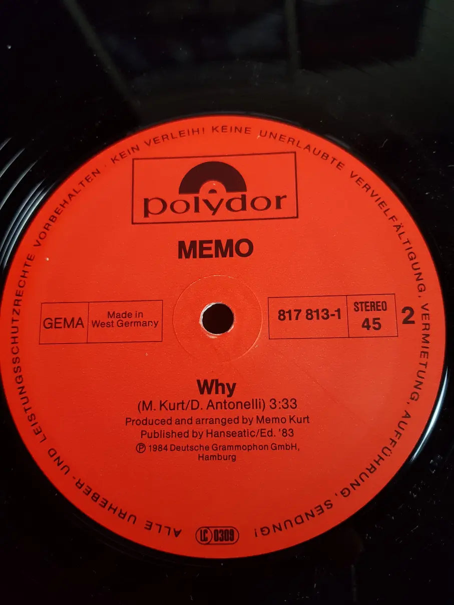 Memo – Somebody Help Me Tonight / Why