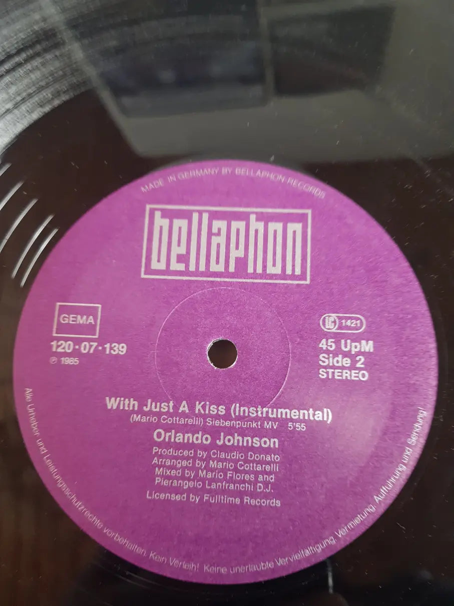 Orlando Johnson – With Just A Kiss