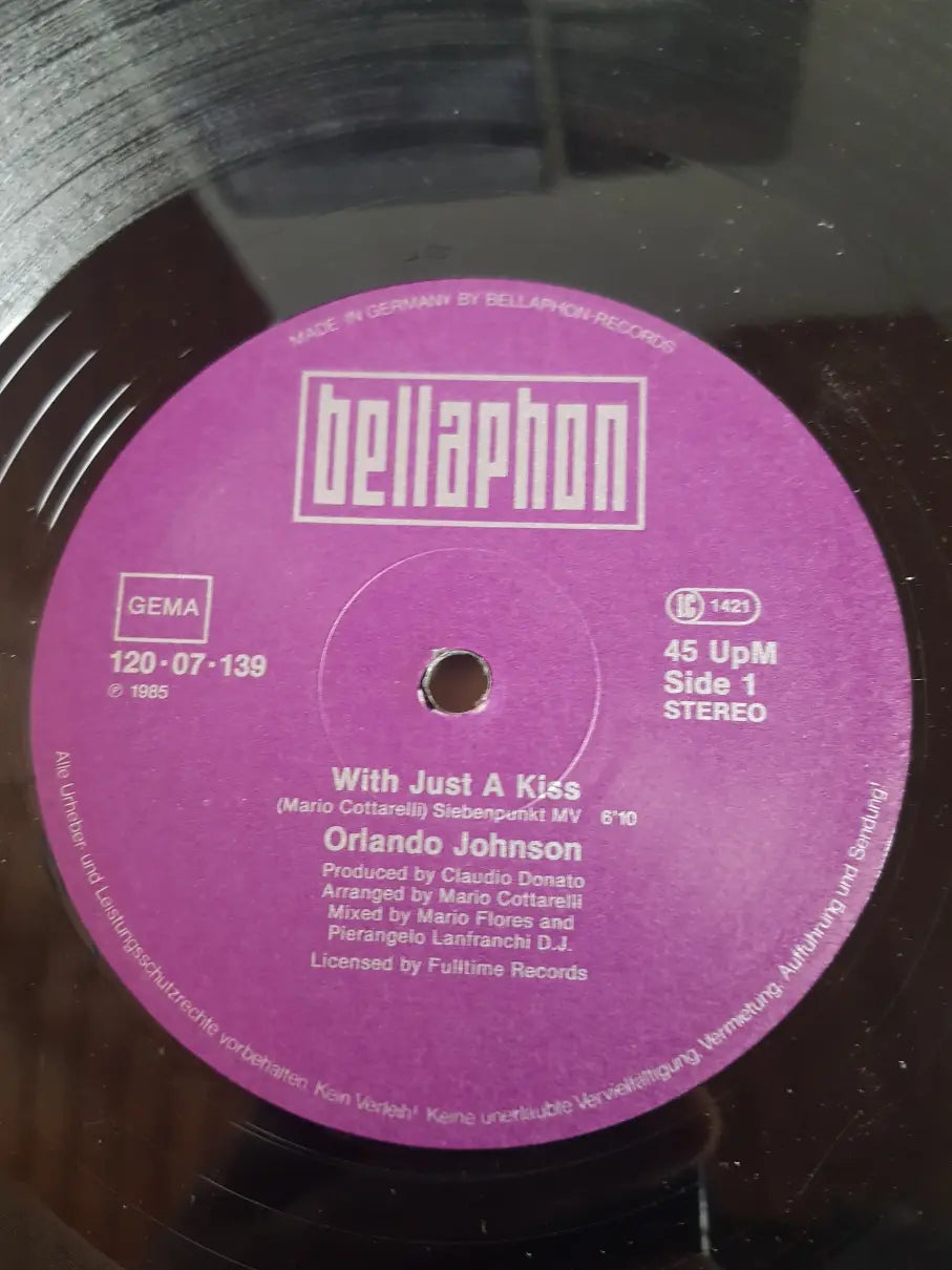 Orlando Johnson – With Just A Kiss