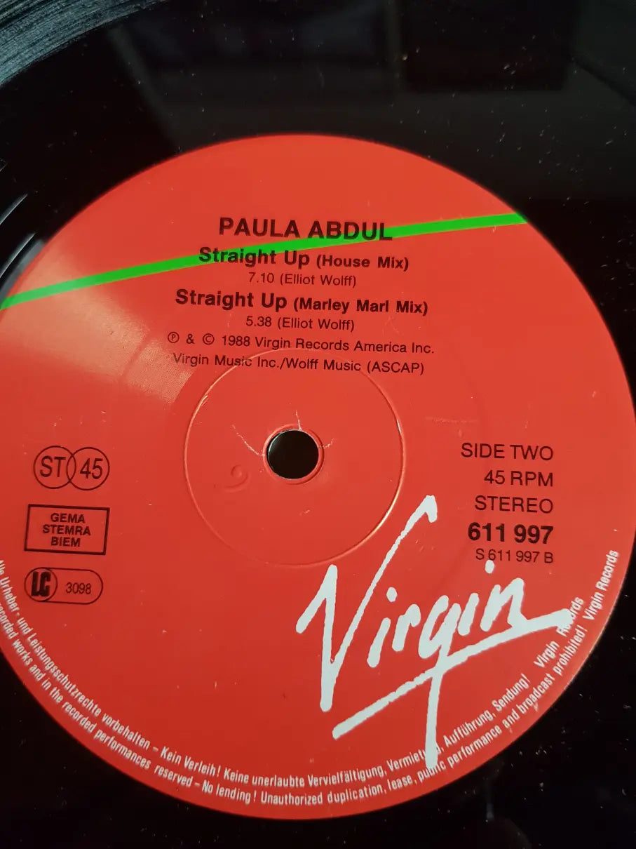 Paula Abdul – Straight Up