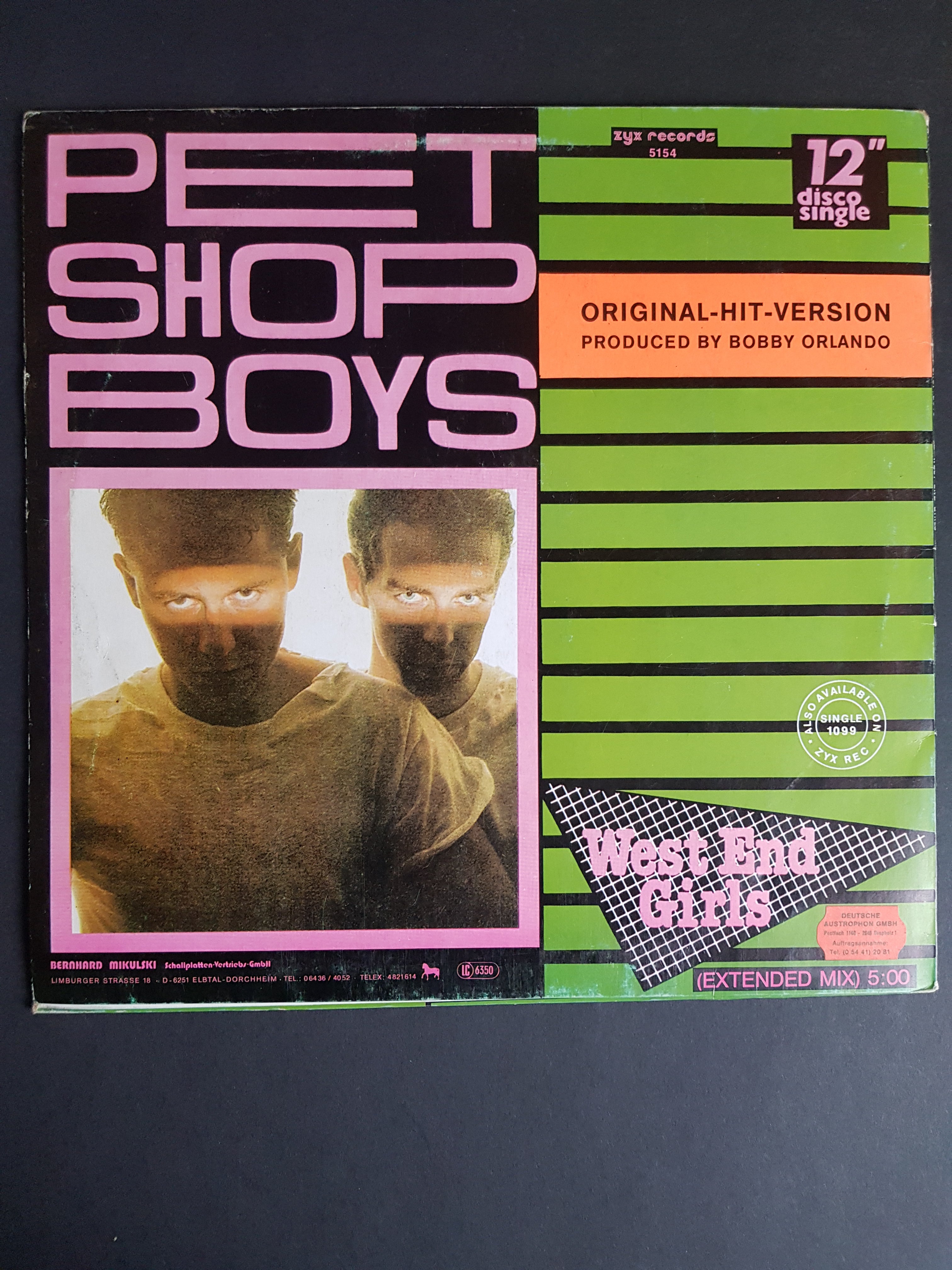 Pet Shop Boys ‎– West End Girls