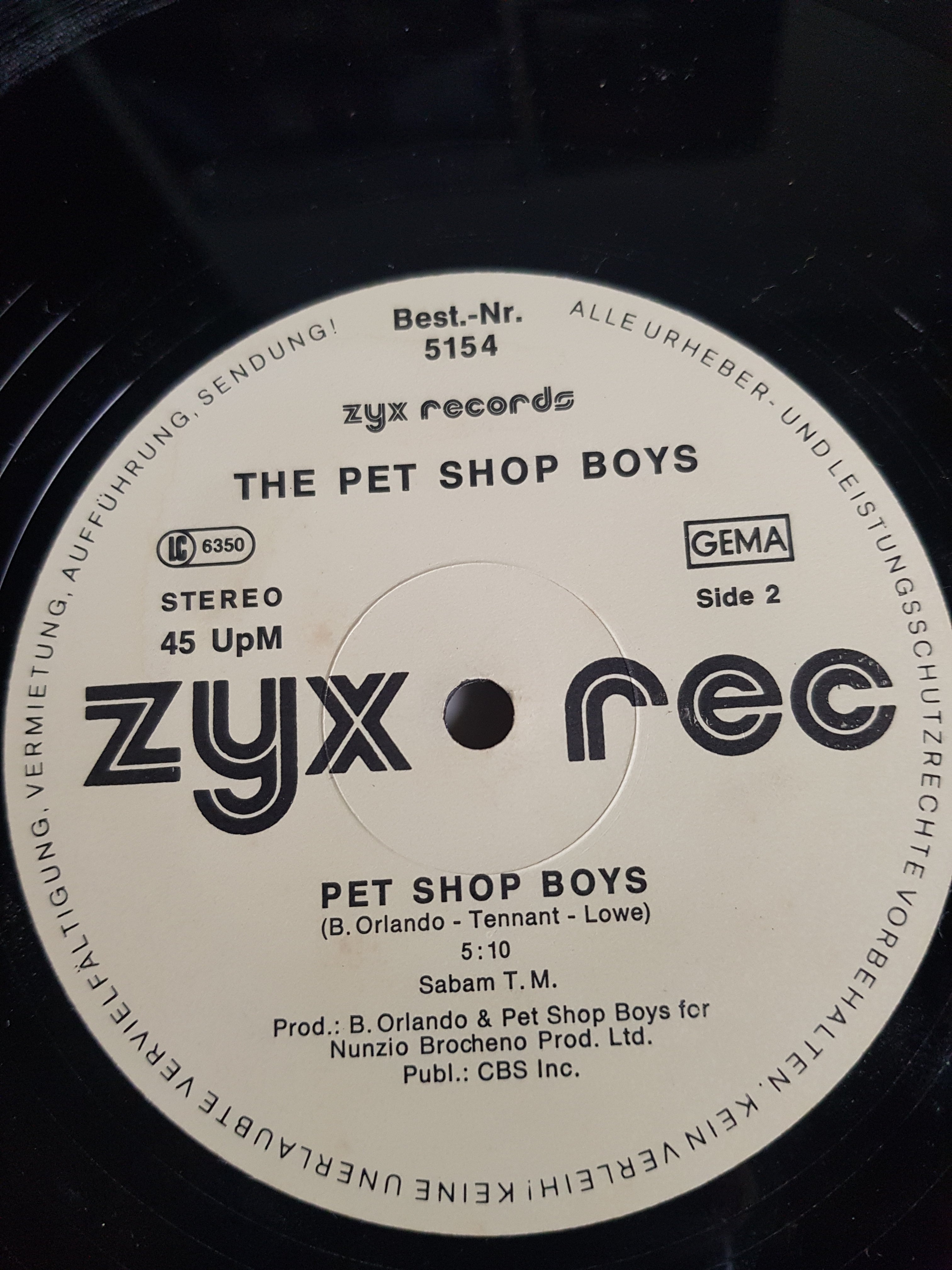 Pet Shop Boys ‎– West End Girls