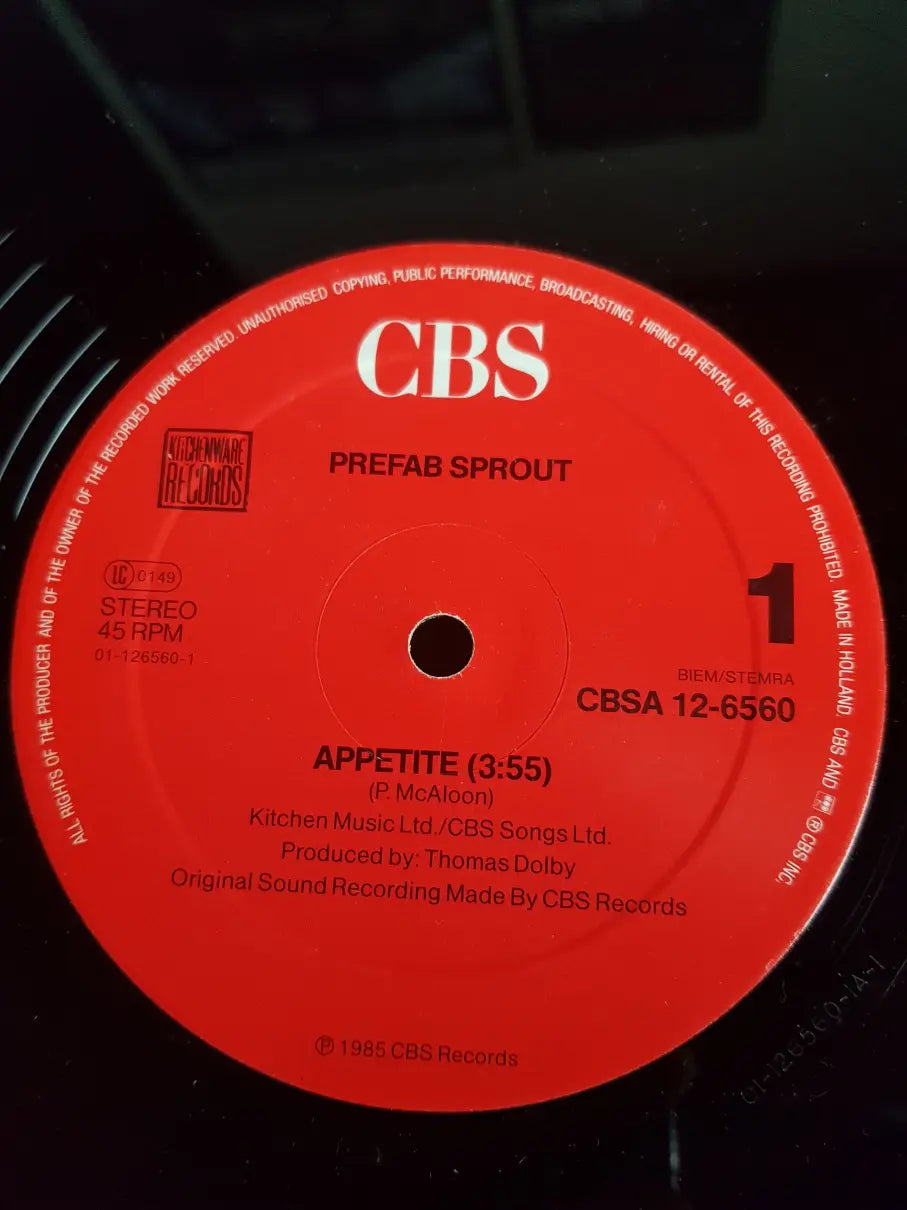 Prefab Sprout – Appetite