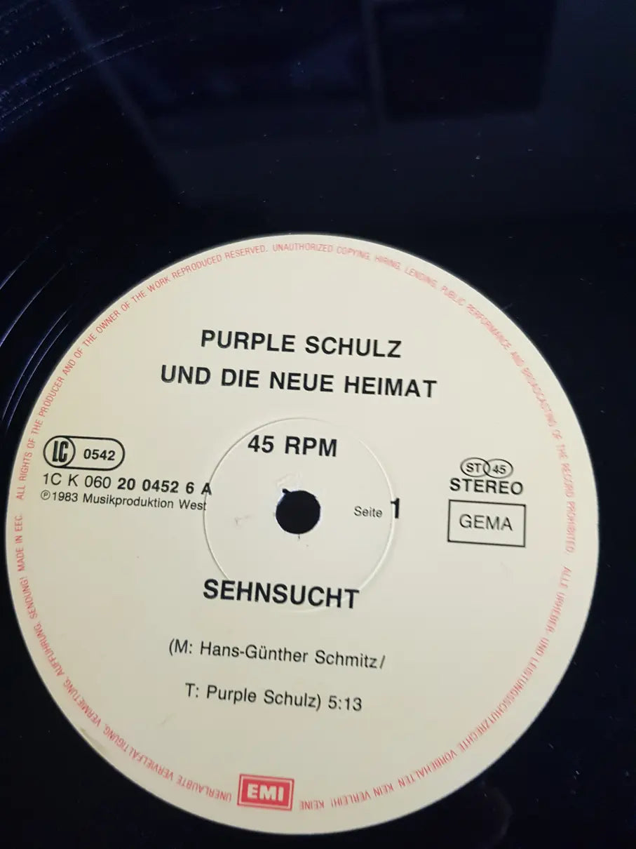 Purple Schulz Und Die Neue Heimat – Sehnsucht