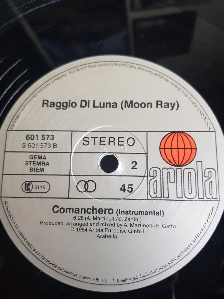 Raggio Di Luna (Moon Ray) – Comanchero VG