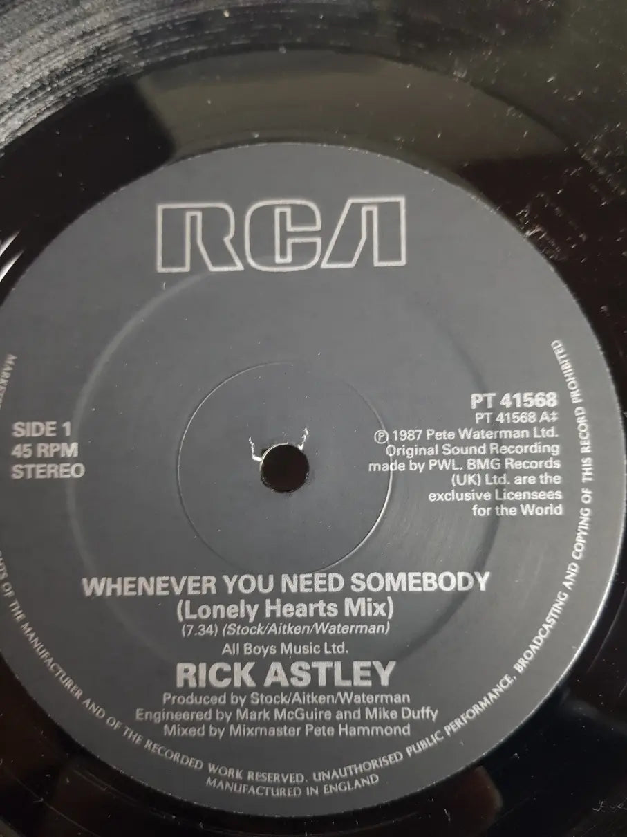 Rick Astley – Whenever You Need Somebody (Rick Sets It Off Mix)