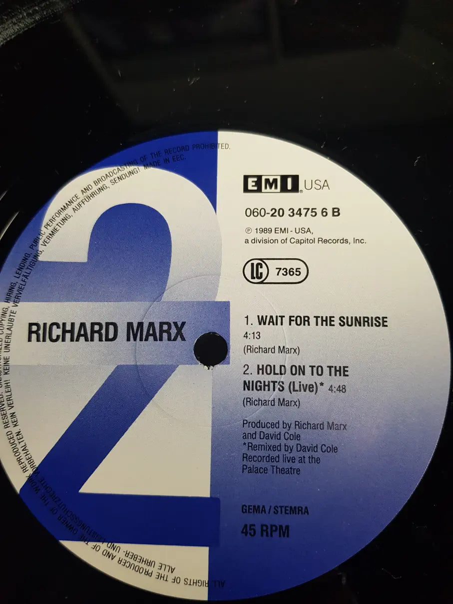 Richard Marx – Right Here Waiting