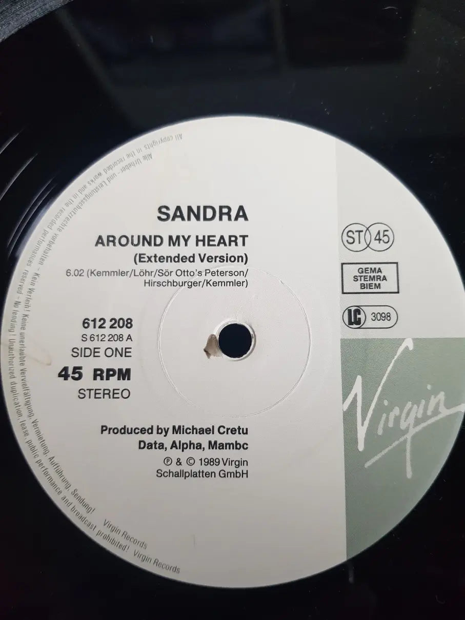 Sandra – Around My Heart (Extended)