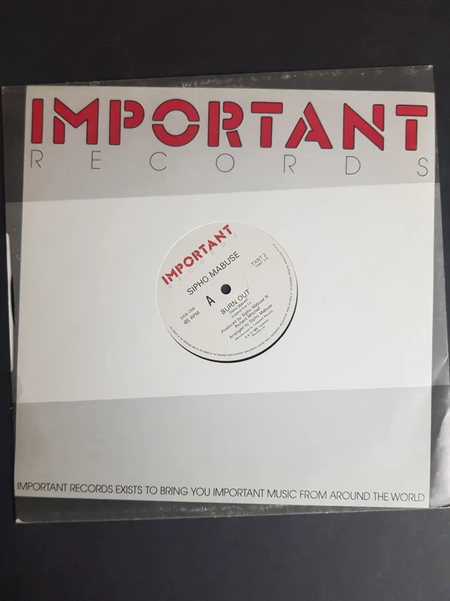 Sipho Mabuse – Burn Out