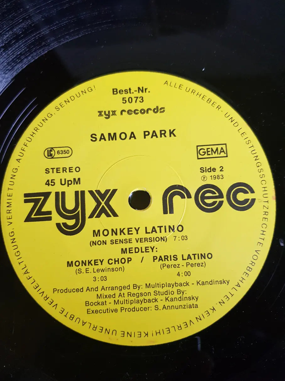 Samoa Park – Monkey Latino