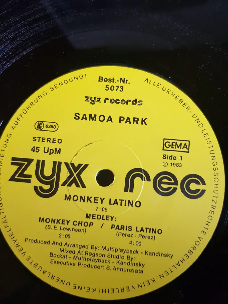 Samoa Park – Monkey Latino