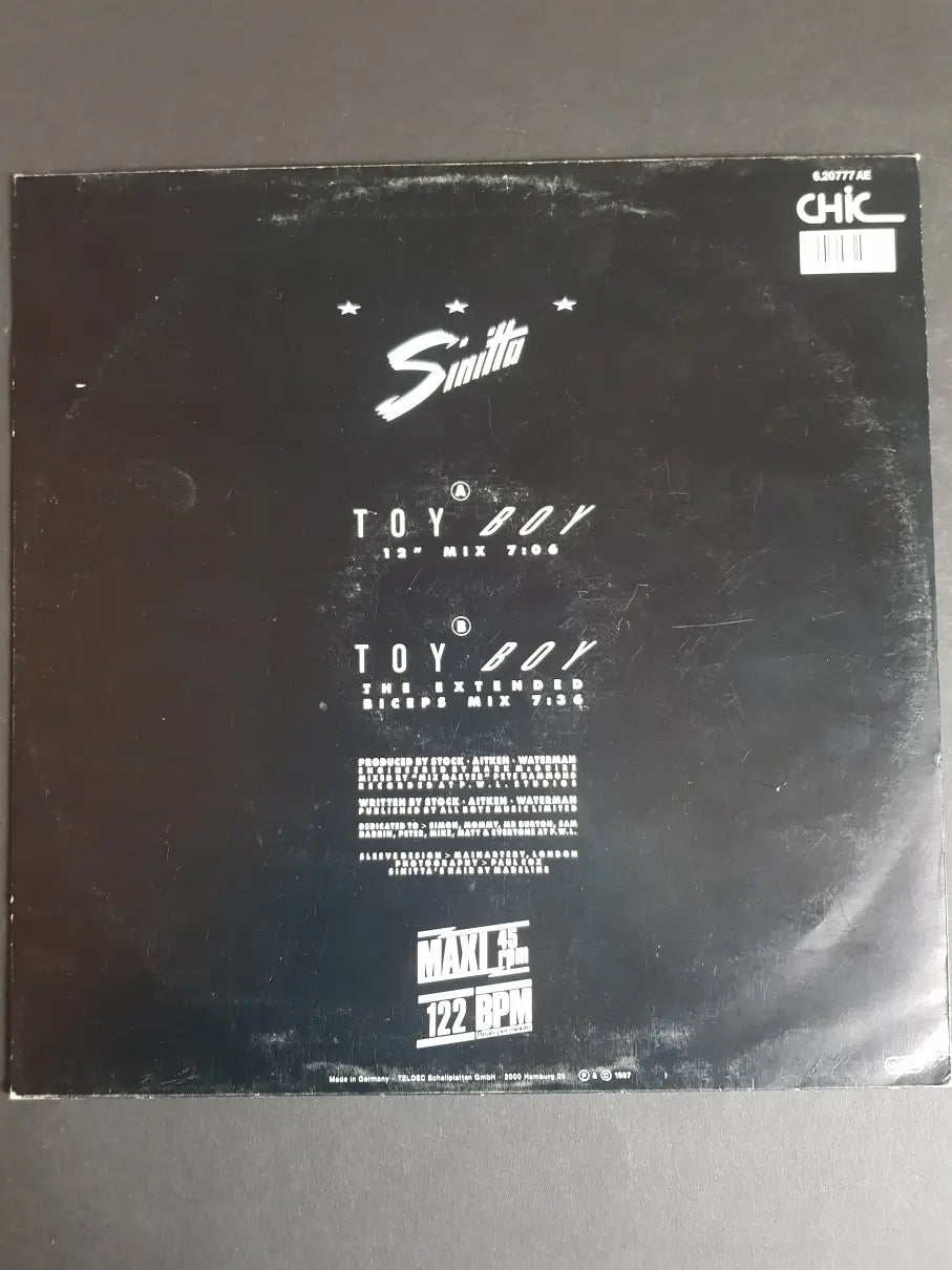 Sinitta – Toy Boy