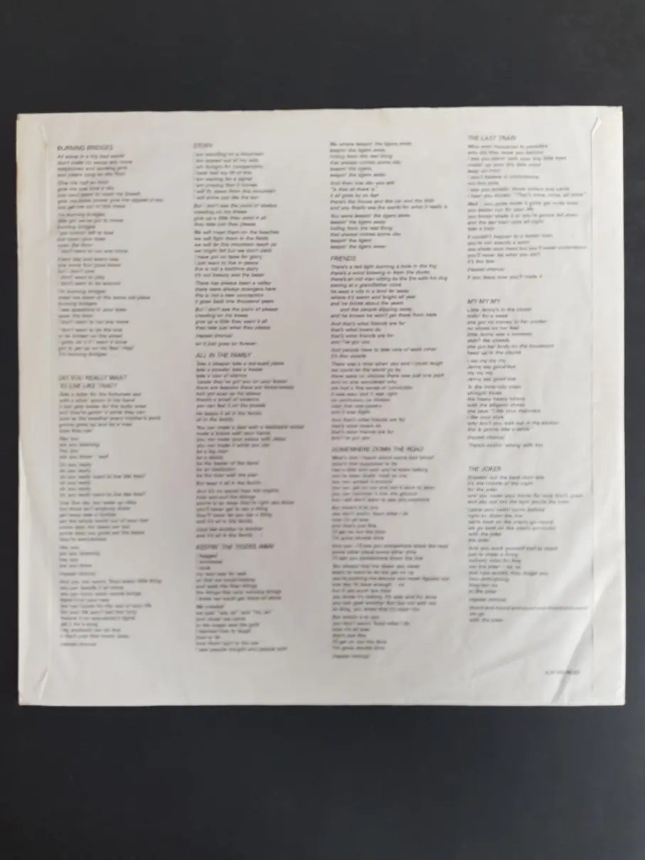 Tony Carey – Bedtime Story